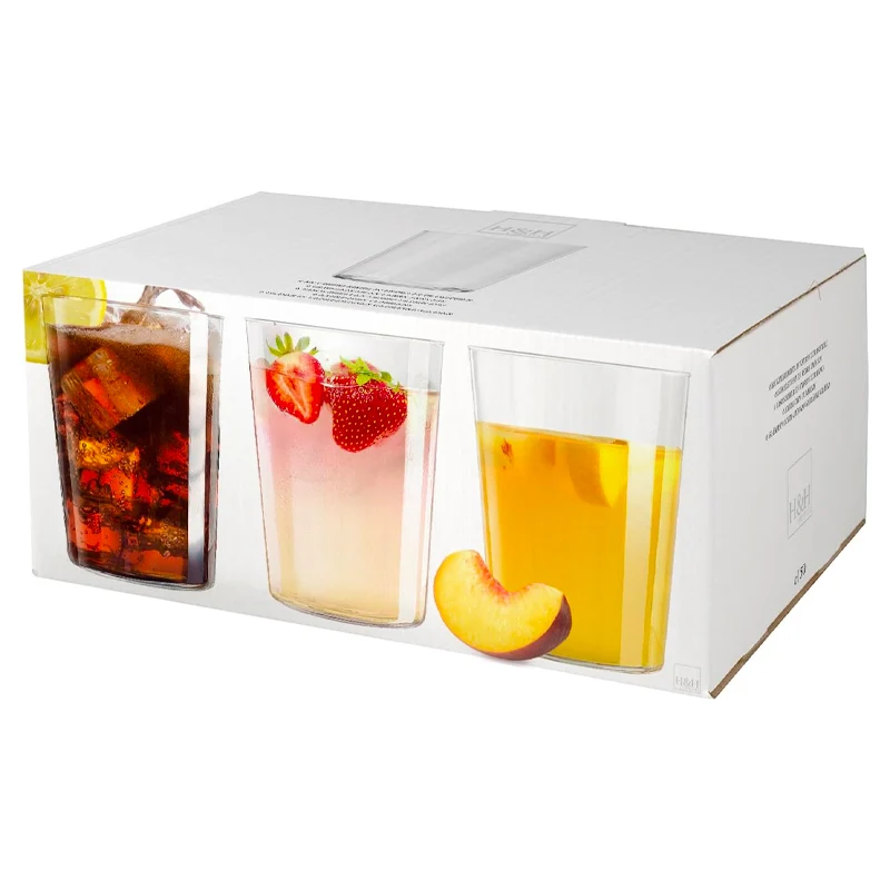 50 cl - Starck Bicchiere Bibita in Vetro - Set 6 Pezzi