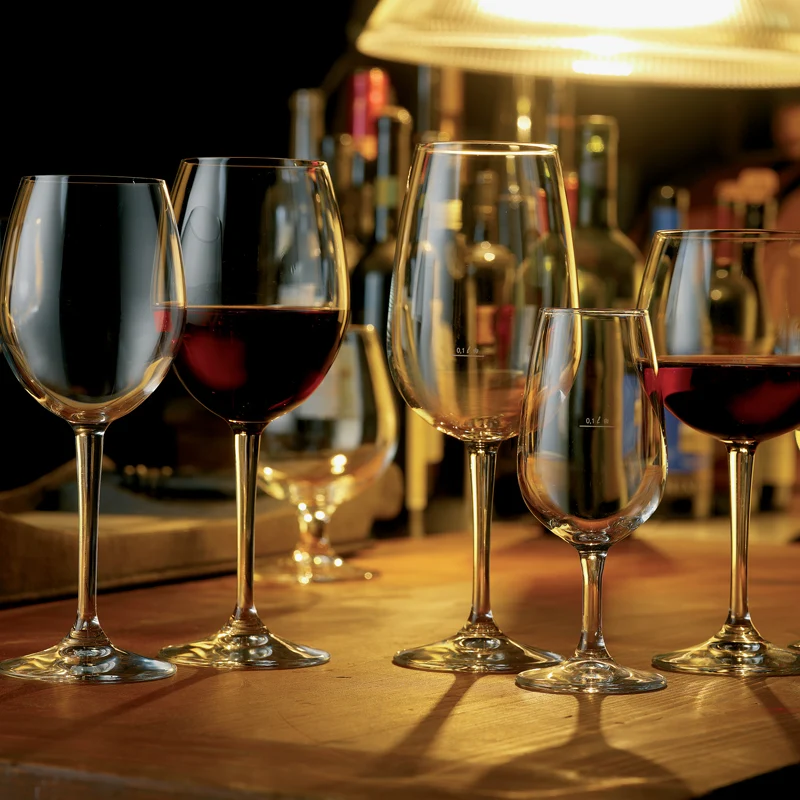 37 cl - Riserva Calice Vino Rosso Cabernet in Vetro - Set 6 Pezzi