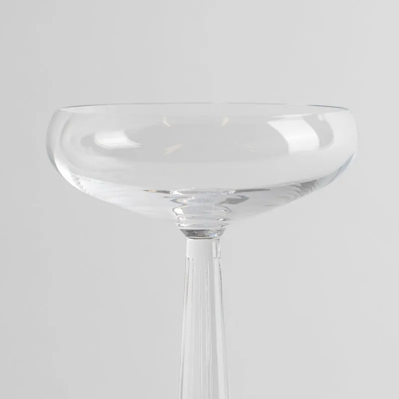 23.5 cl - Big Top Coppa Champagne in Vetro - Set 6 Pezzi