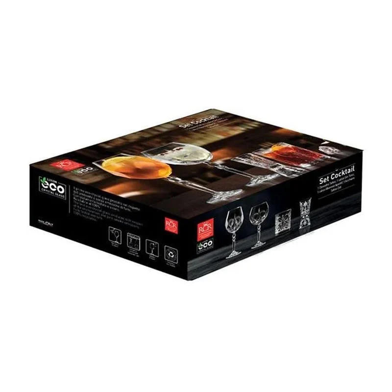 Alkemist Set Mixology in Vetro - Set 4 Pezzi