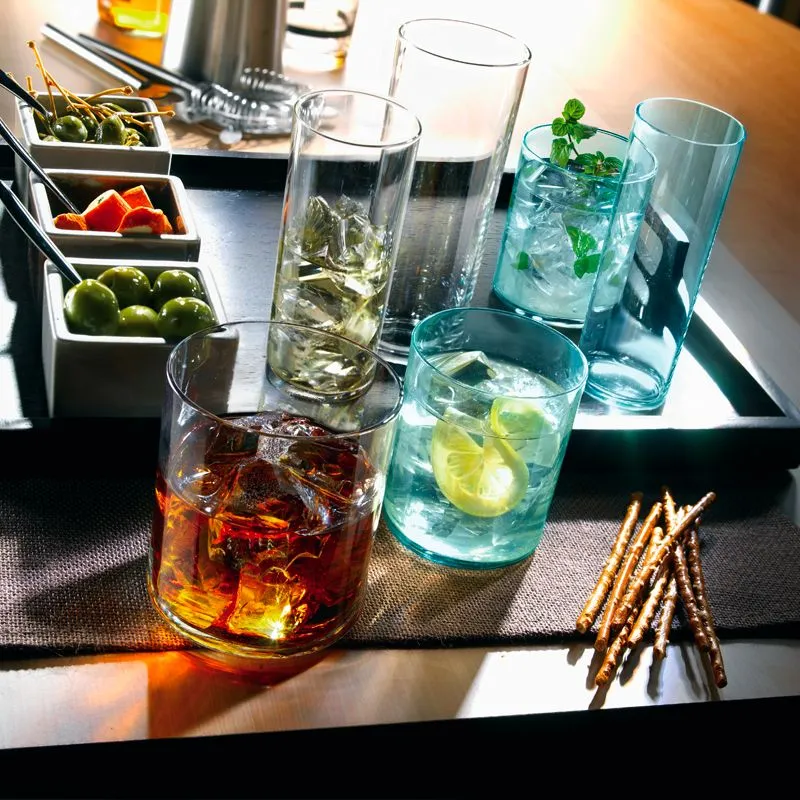 28 cl - Aere Bicchiere Acqua in Vetro Temperato - Set 3 Pezzi