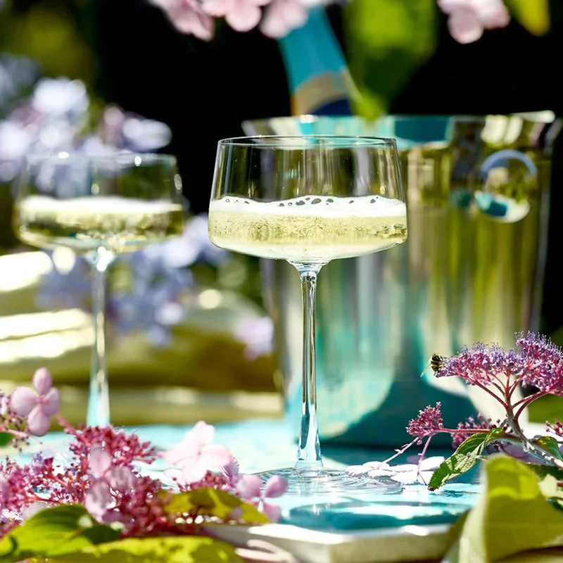27.6 cl - Power Coppa Champagne in Vetro - Set 6 Pezzi