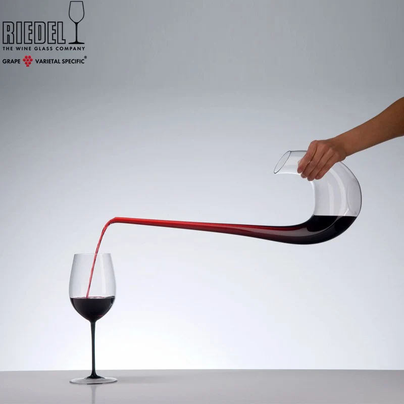 157 cl - Swan Decanter in Vetro