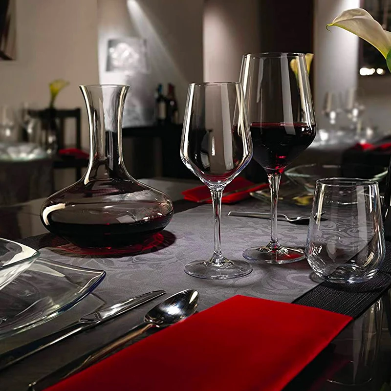 55 cl - Sagitta Calice Vino Rosso in Vetro - Set 6 Pezzi
