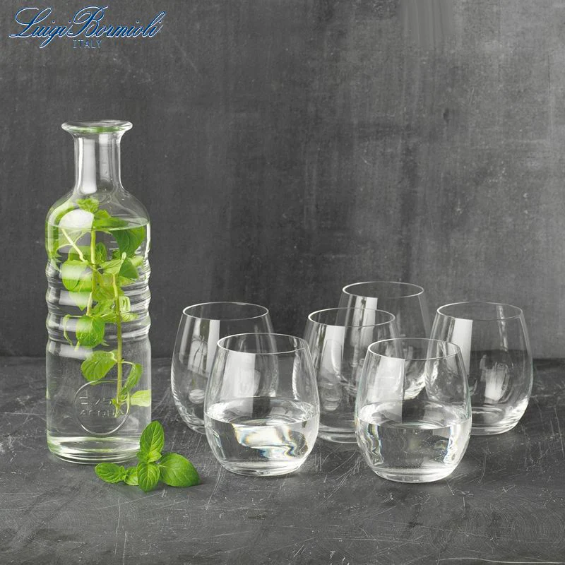 Hydrosommelier Set Bicchieri Acqua in Vetro - Set 7 Pezzi