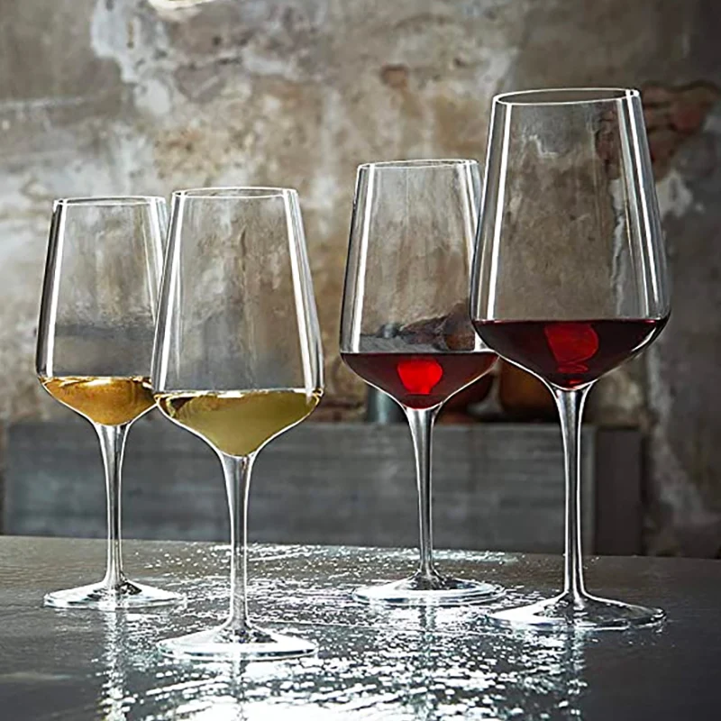 74 cl - Intenso Calice Vino Rosso in Vetro - Set 6 Pezzi