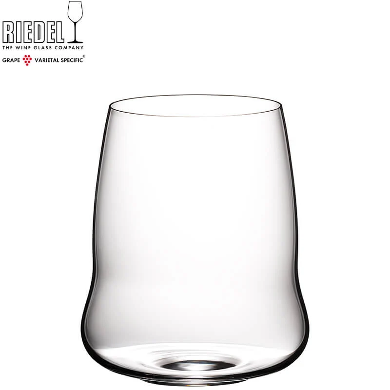 67 cl - Steamless Wings Calice Vino Rosso Cabernet in Vetro - Set 2 Pezzi
