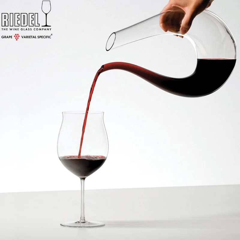 105 cl - Sommeliers Calice Vino Rosso Burgundy in Vetro - Set 2 Pezzi