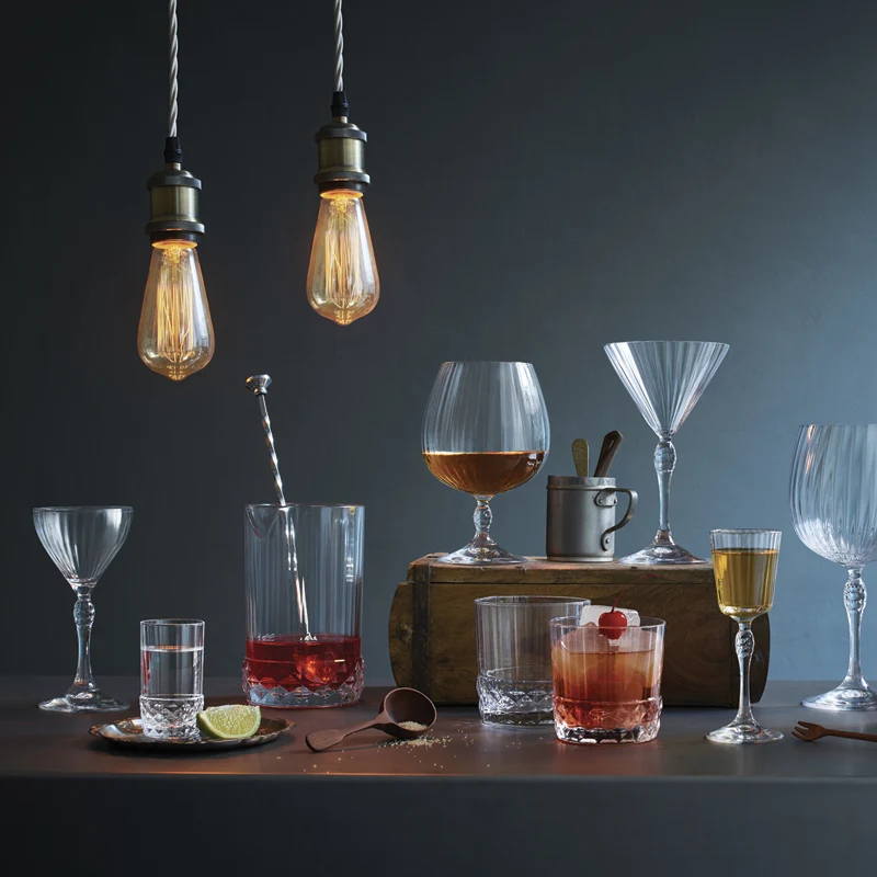 65 cl - America 20s Calice Snifter in Vetro - Set 6 Pezzi