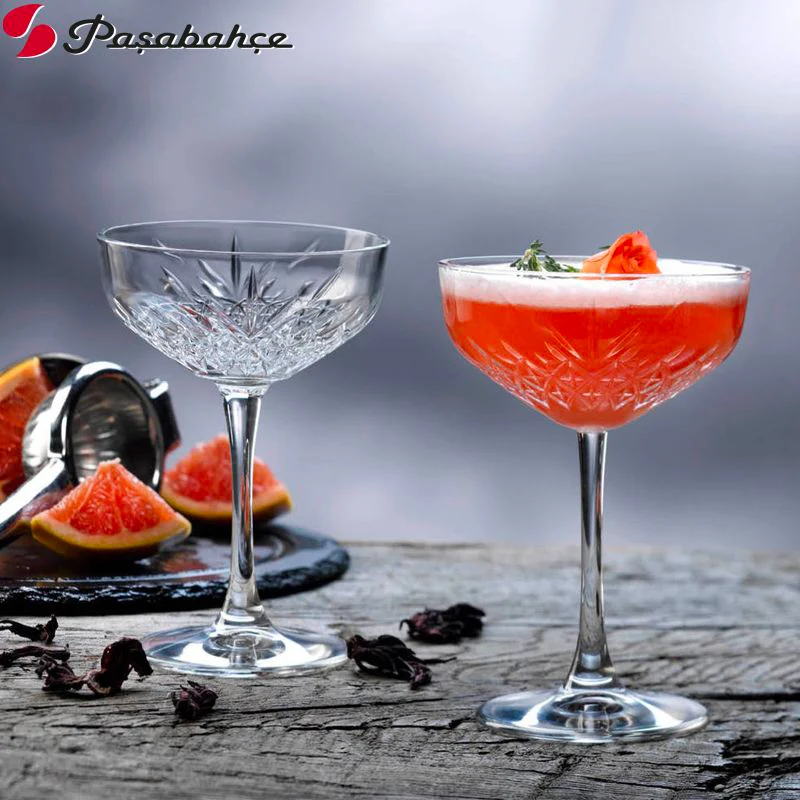27 cl - Timeless Coppa Champagne in Vetro - Set 4 Pezzi