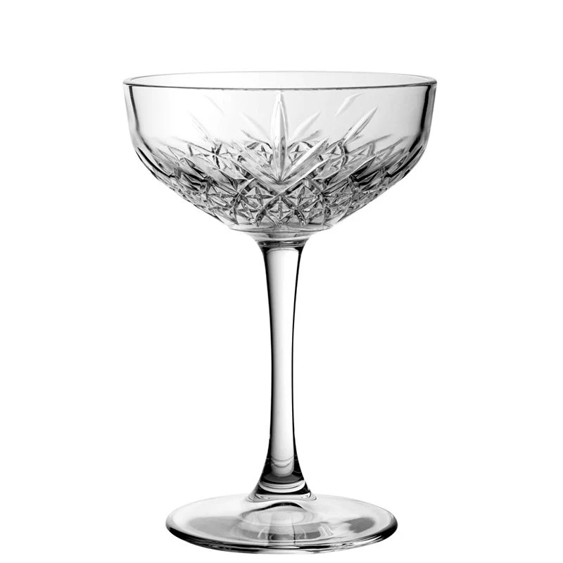 27 cl - Timeless Coppa Champagne in Vetro - Set 4 Pezzi