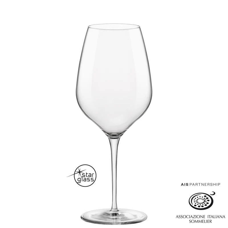66 cl - InAlto Tre Sensi Calice Vino Rosso in Vetro - Set 6 Pezzi