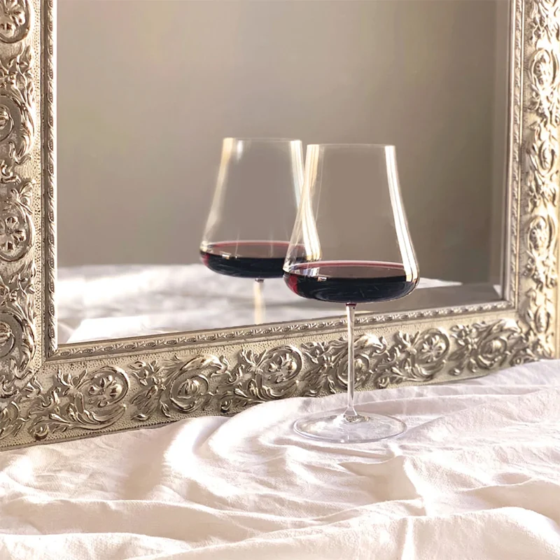 100 cl - Stem Zero Volcano Calice Vino Rosso in Vetro - Set 2 Pezzi