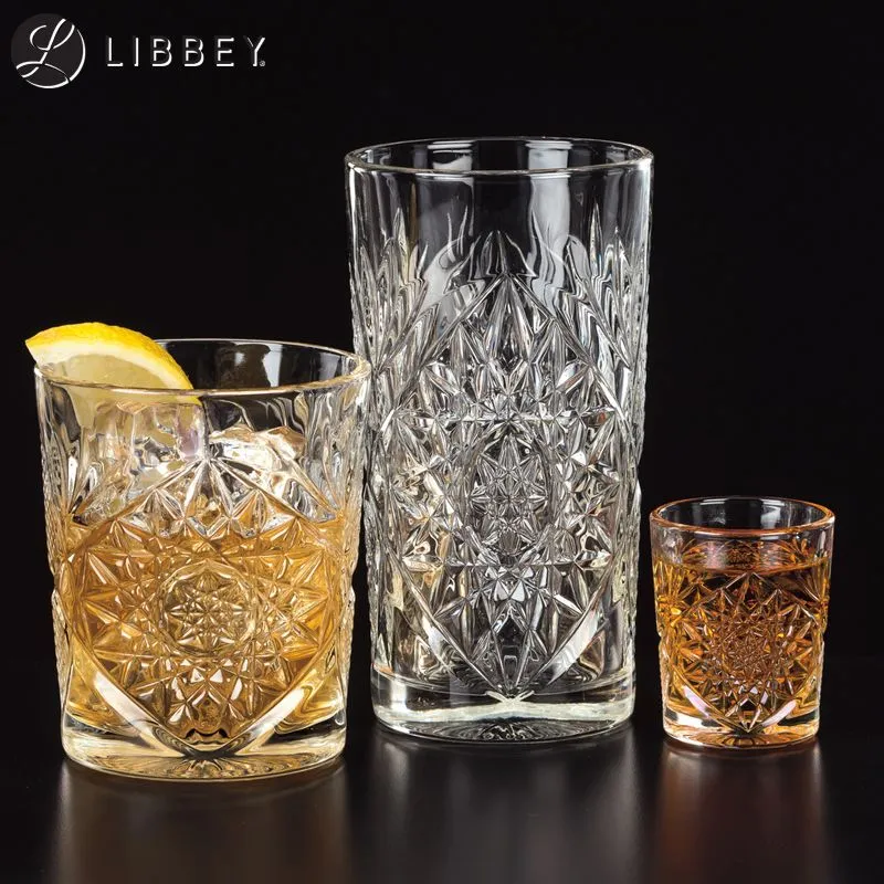47.3 cl - Hobstar Bicchiere Bibita in Vetro - Set 12 Pezzi