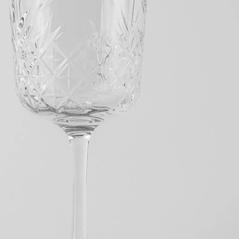 33 cl - Timeless Calice Vino Rosso in Vetro Temperato - Set 4 Pezzi