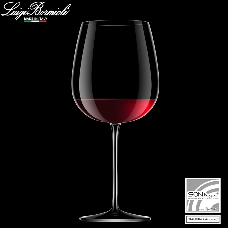 75 cl - I Meravigliosi Calice Vino Rosso in Vetro - Set 6 Pezzi
