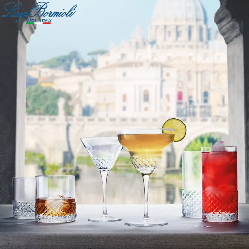 22 cl - Roma 1960 Bicchiere Martini in Vetro - Set 6 Pezzi
