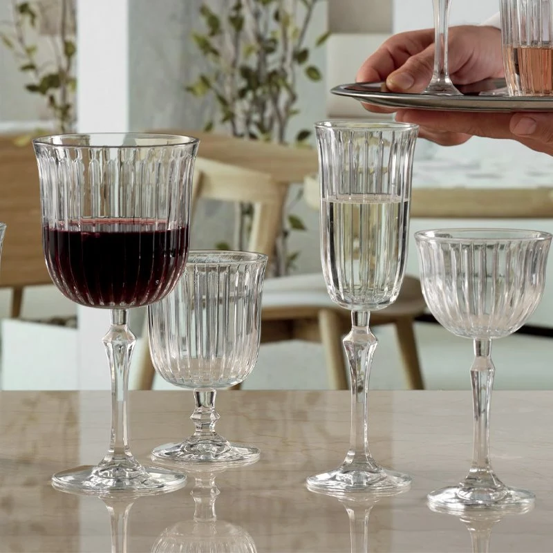 25.5 cl - Joy Calice Acqua in Vetro - Set 4 Pezzi