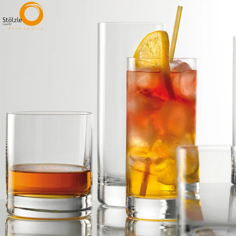 45 cl - New York Bar Bicchiere Bibita in Vetro - Set 6 Pezzi