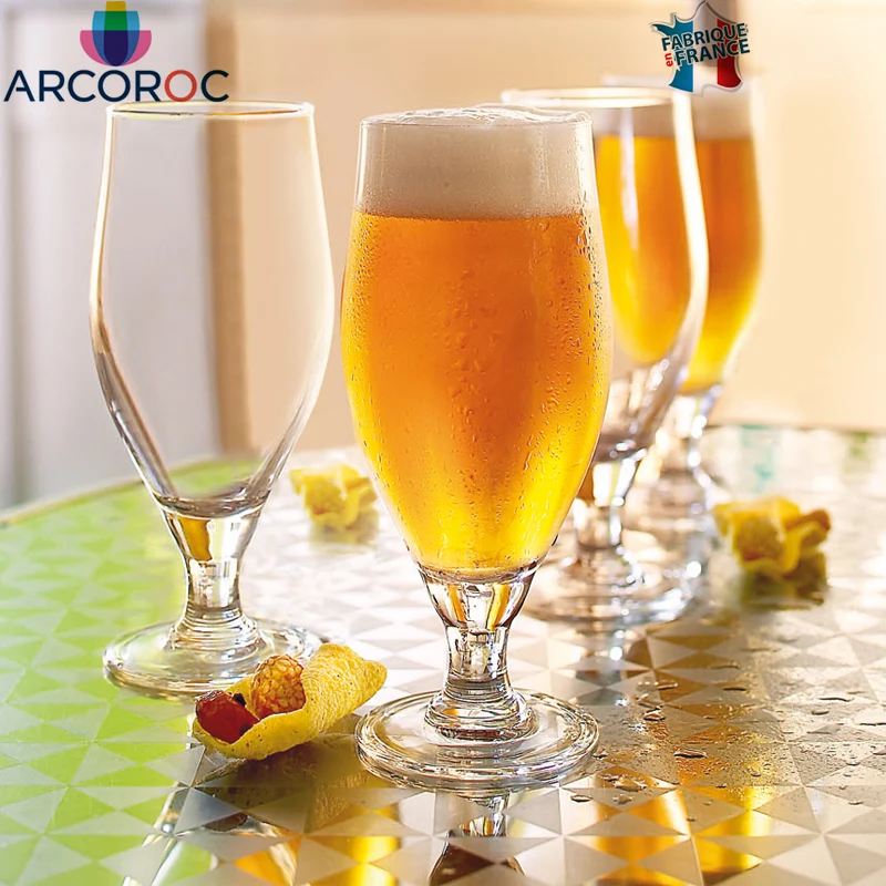 38 cl - Cervoise Calice Birra in Vetro - Set 6 Pezzi