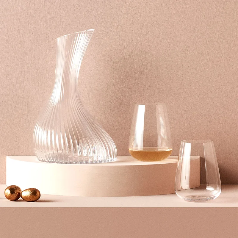 45 cl - Stem Zero Vertigo Bicchiere Acqua in Vetro - Set 2 Pezzi