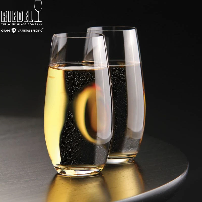 26.4 cl - O Champagne Calice Flute in Vetro - Set 2 Pezzi