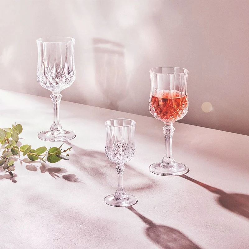 6 cl - Longchamp Calice Liquore in Vetro - Set 6 Pezzi