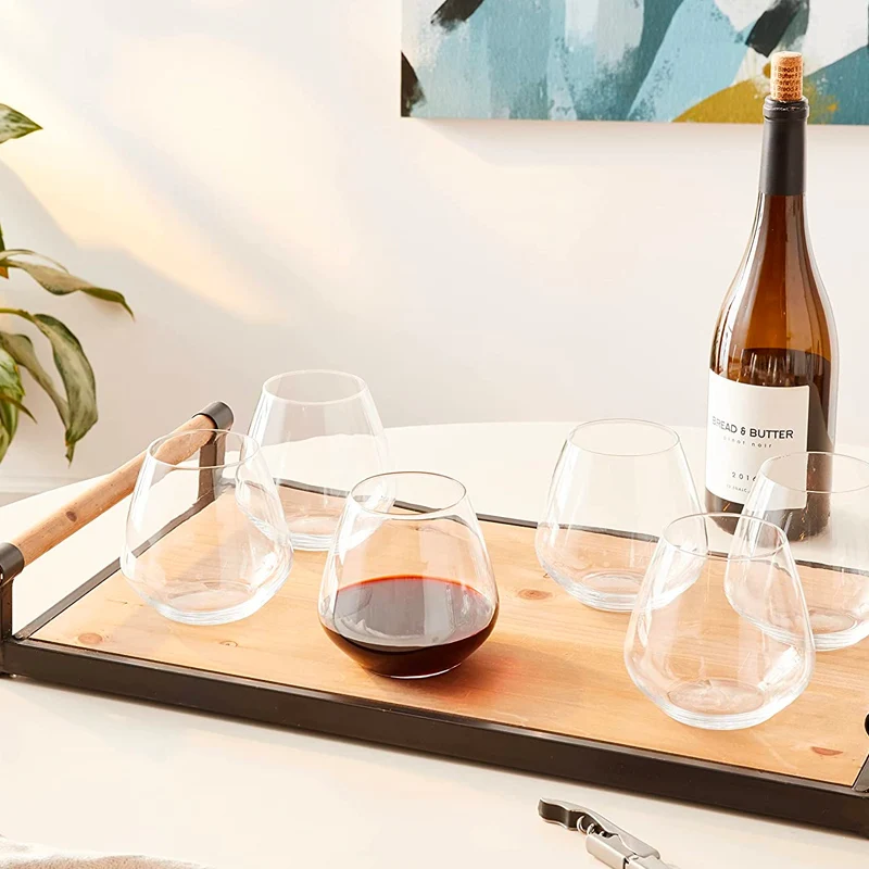 59 cl - Atelier Calice Vino Rosso in Vetro - Set 6 Pezzi