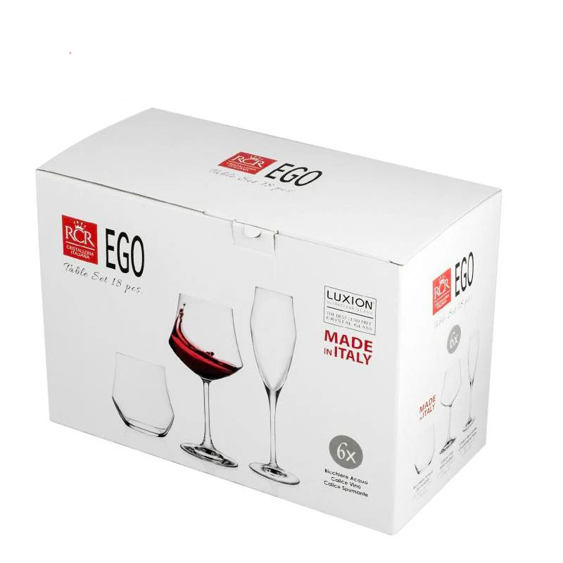 Ego Set Calici in Vetro - Set 18 Pezzi