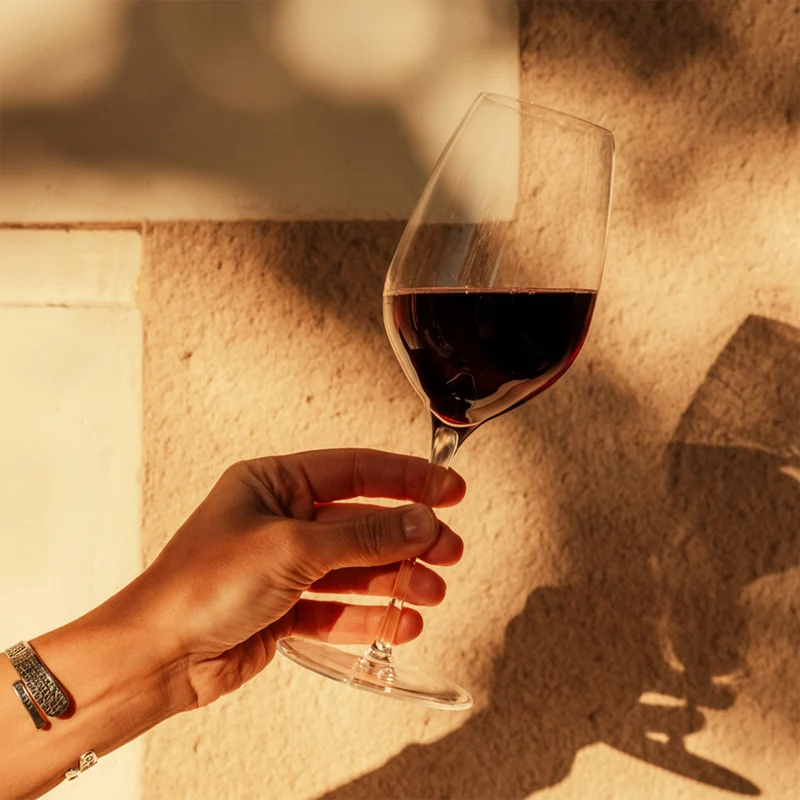 54.5 cl - Fino Calice Vino Rosso in Vetro - Set 6 Pezzi