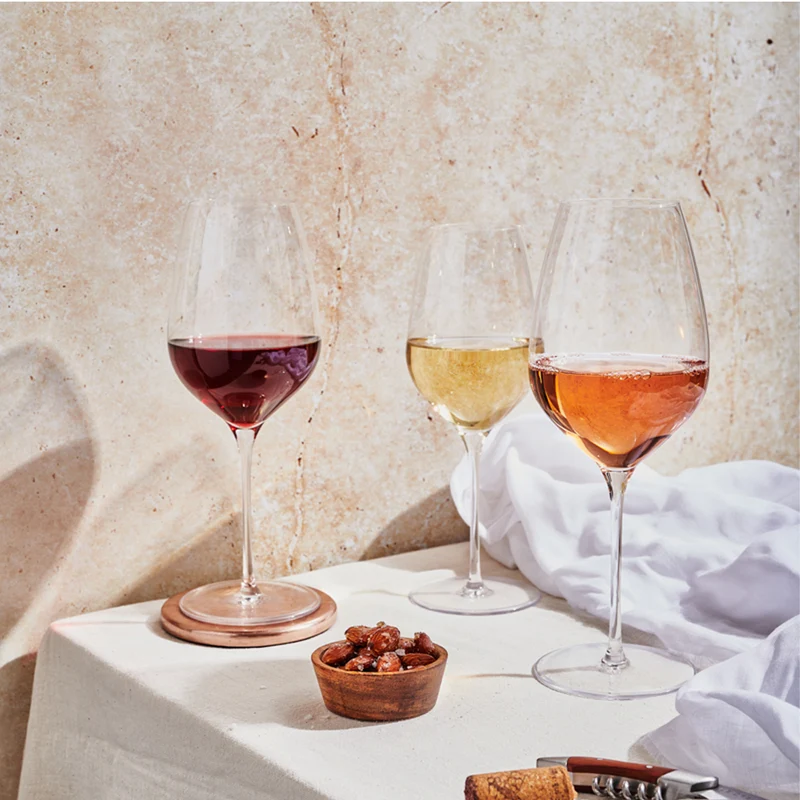 54.5 cl - Fino Calice Vino Rosso in Vetro - Set 6 Pezzi