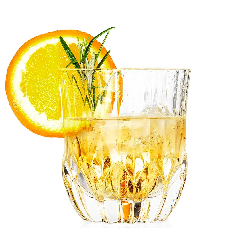 35 cl - Adagio Bicchiere Acqua Rigato in Vetro - Set 6 Pezzi