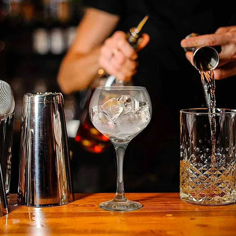 79 cl - Ambassador Calice Gin Tonic in Vetro - Set 6 Pezzi
