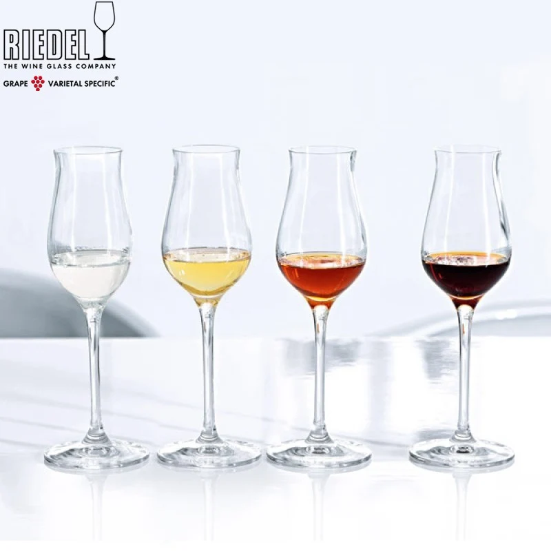 15.2 cl - Veritas Calice Grappa in Vetro Soffiato - Set 2 Pezzi