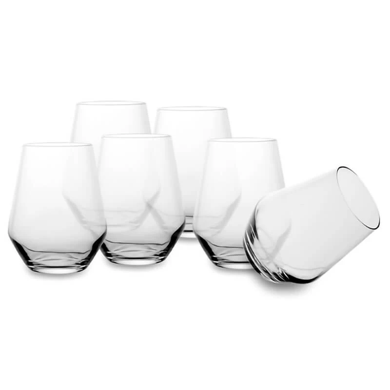 40 cl - Juliette Bicchiere Acqua in Vetro - Set 6 Pezzi