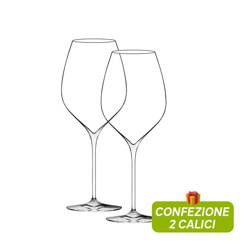 72 cl - Masterclass Xtreme Calice Vino Rosso in Vetro - Set 2 Pezzi