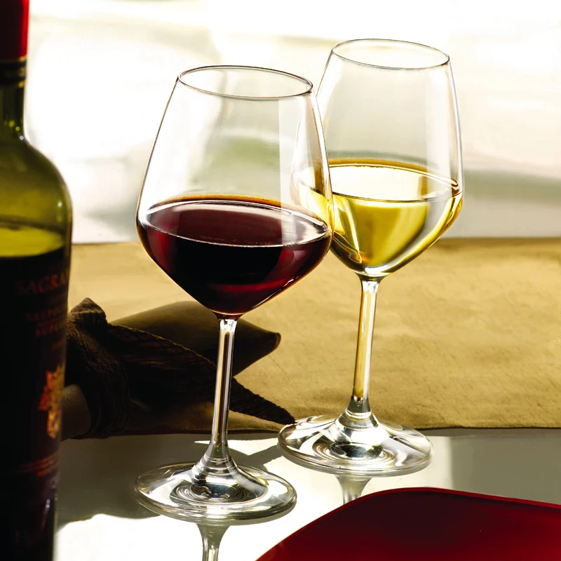 Divino Set Calici Vino in Vetro - Set 12 Pezzi