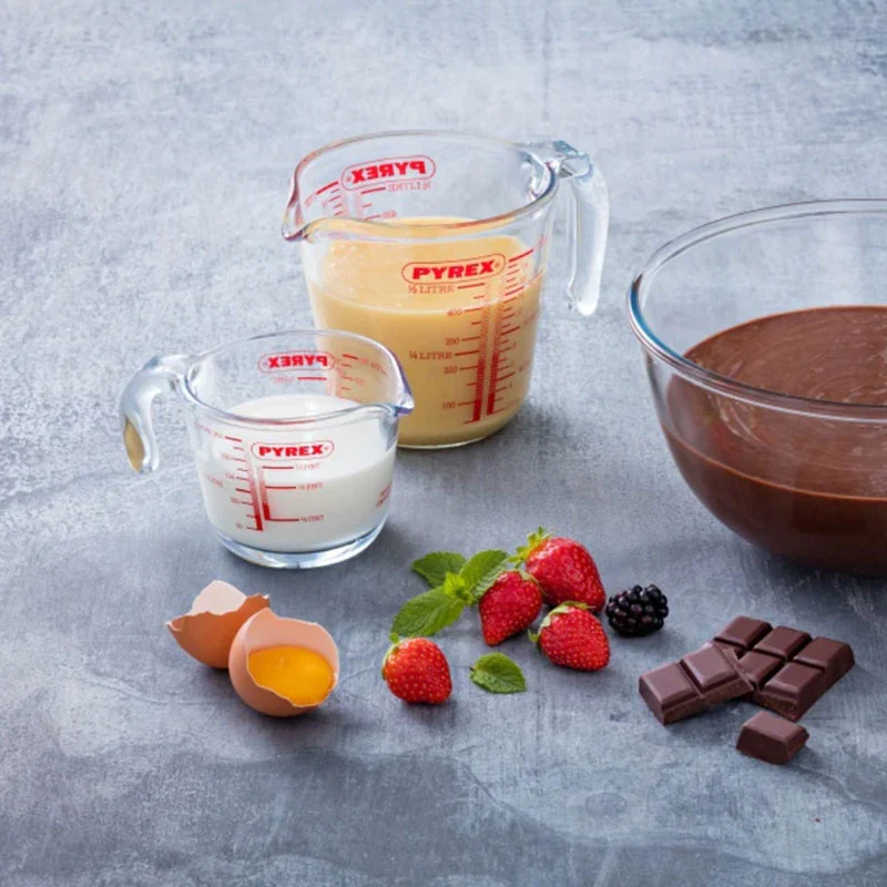 Classic Caraffe Graduate in Vetro - Set 3 Pezzi