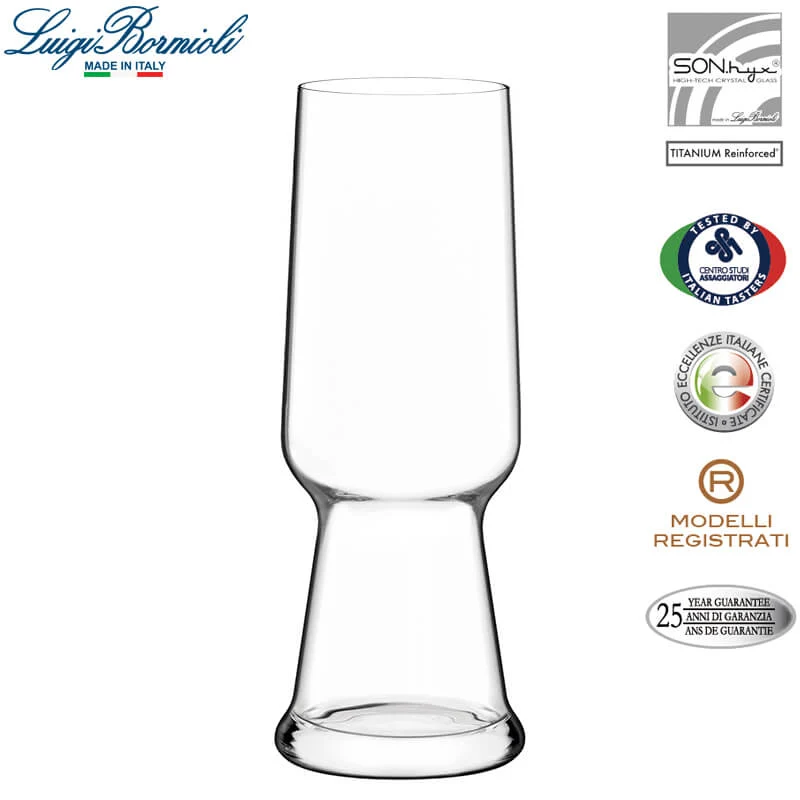 54 cl - Birrateque Pilsner Bicchiere Birra in Vetro - Set 6 Pezzi