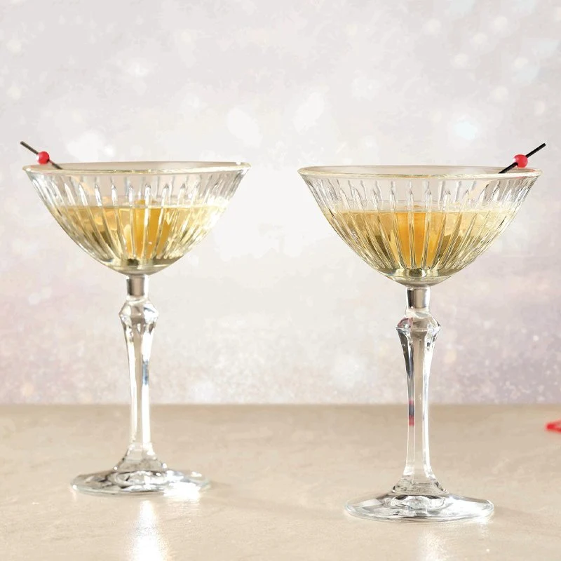 22 cl - Joy Bicchiere Martini in Vetro - Set 4 Pezzi
