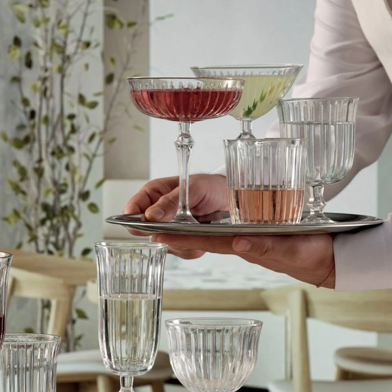22 cl - Joy Bicchiere Martini in Vetro - Set 4 Pezzi