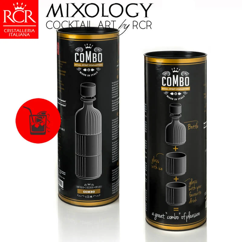 Combo Set Whisky in Vetro - Set 3 Pezzi