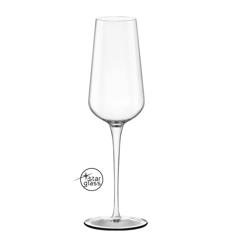28.5 cl - InAlto Uno Calice Flute in Vetro - Set 6 Pezzi