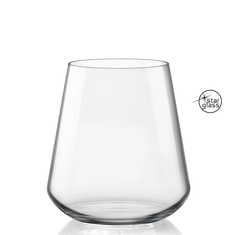 45 cl - InAlto Uno Bicchiere Acqua in Vetro - Set 6 Pezzi