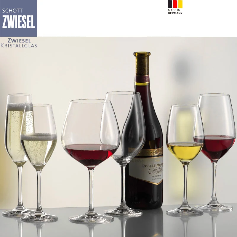 64 cl - Vina Calice Vino Rosso Bordeaux in Vetro - Set 6 Pezzi