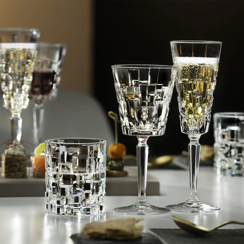 20 cl - Etna Calice Vino Rosso in Vetro - Set 6 Pezzi