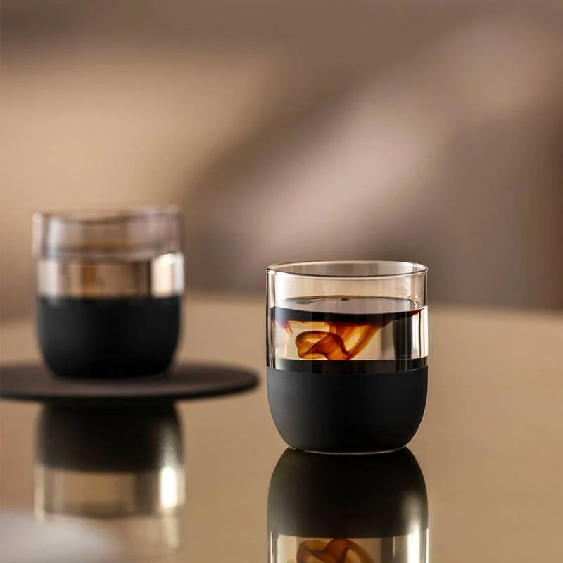 25 cl - Manufacture Rock Bicchiere Whisky in Vetro - Set 4 Pezzi