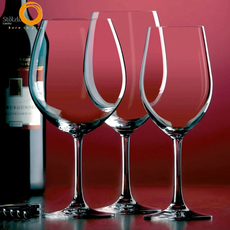 77 cl - Classic Long Life Calice Vino Rosso Burgundy in Vetro - Set 6 Pezzi