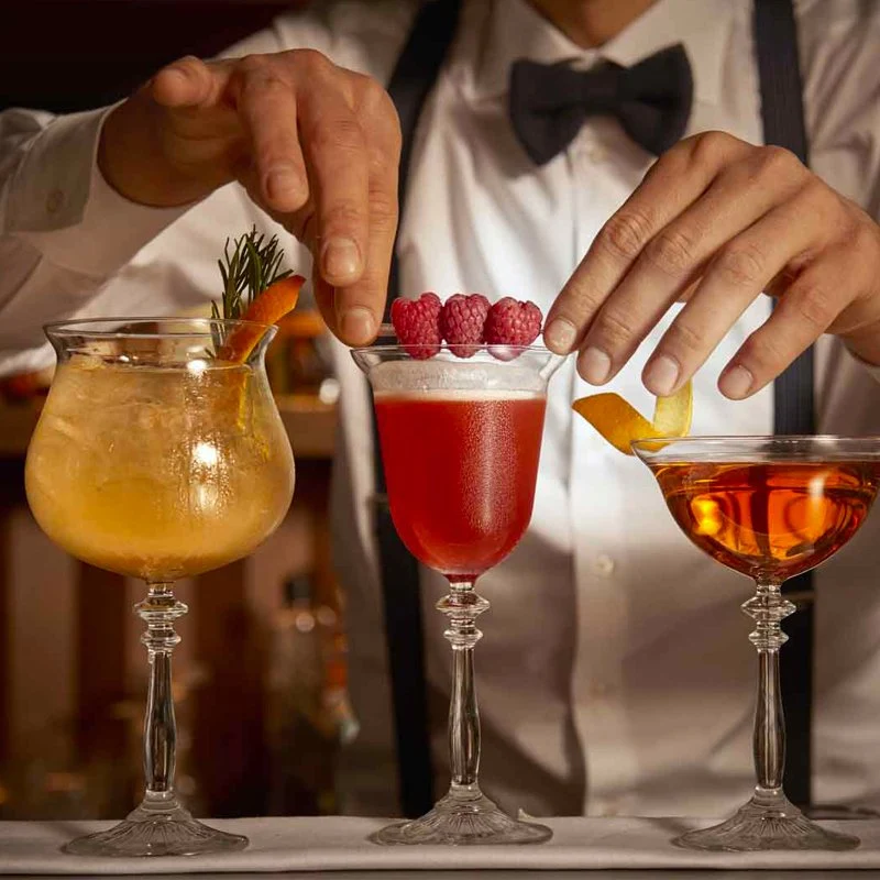 26.5 cl - 1924 Calice Cocktail in Vetro - Set 12 Pezzi
