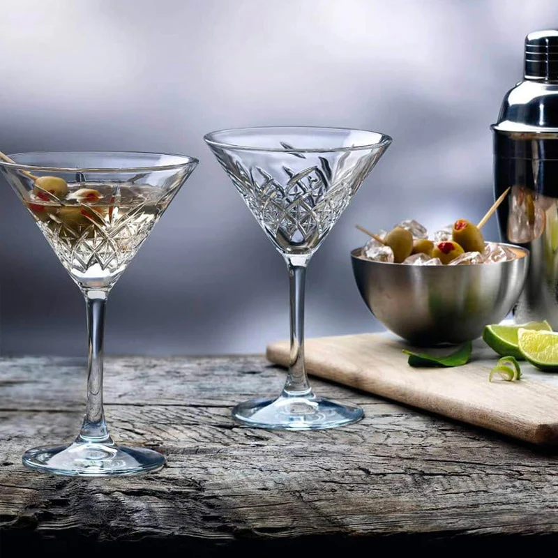 23 cl - Timeless Bicchiere Martini in Vetro - Set 4 Pezzi
